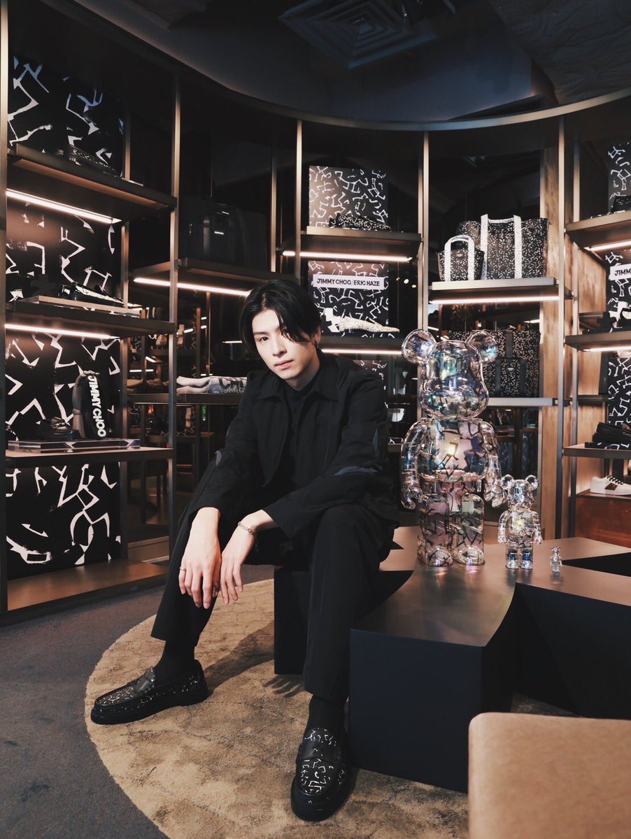 eric haze×jimmy choo curated by poggy