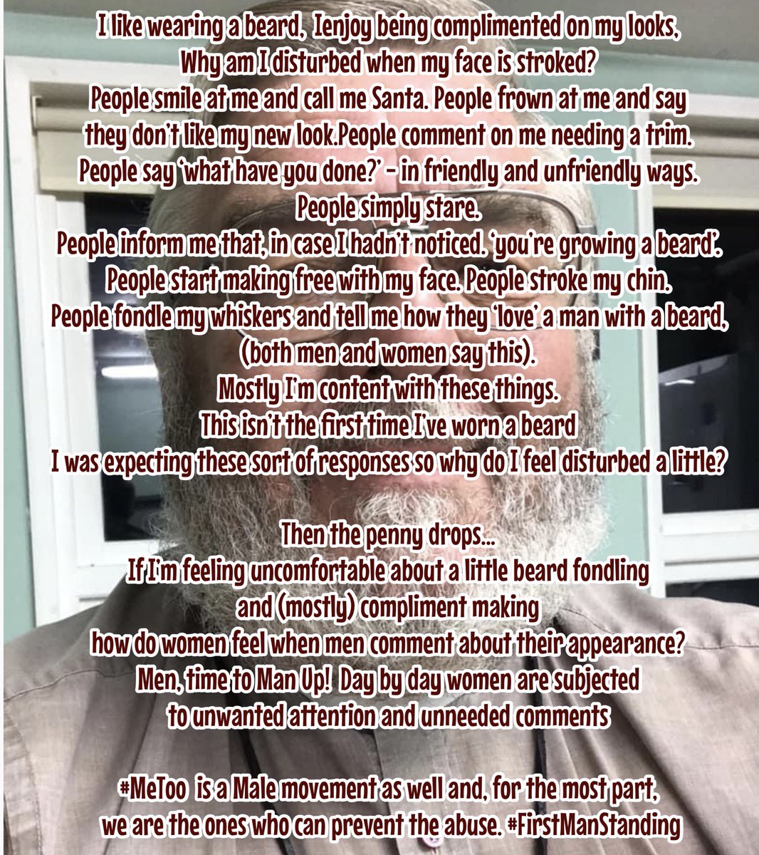 suffolkvicar's tweet photo. On the stroking of beards….
#FirstManStanding #MeToo
@FMS_Restored @Rest0red https://t.co/rWjpkGWMCF