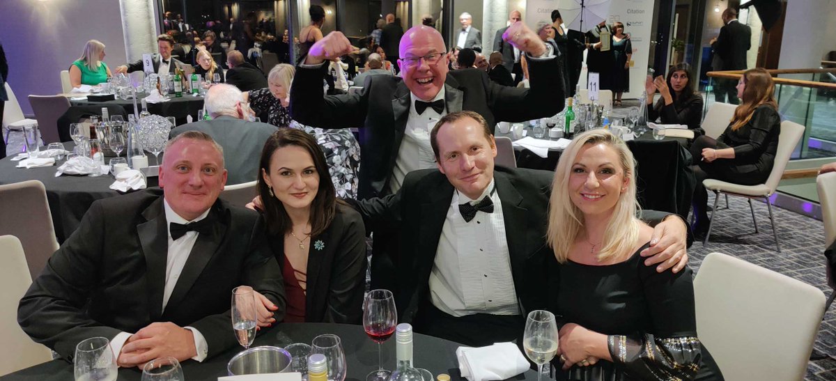 Poeton's tweet photo. We were delighted to pick up the Quality Award at Friday evening's @uk_SEA Awards!
The judges were impressed by the introduction of new quality software, our NPI team &amp; our wide range of accreditations. 
Group Quality Assurance Manager Andy was thrilled with the result! https://t.co/wPkdutiyrS