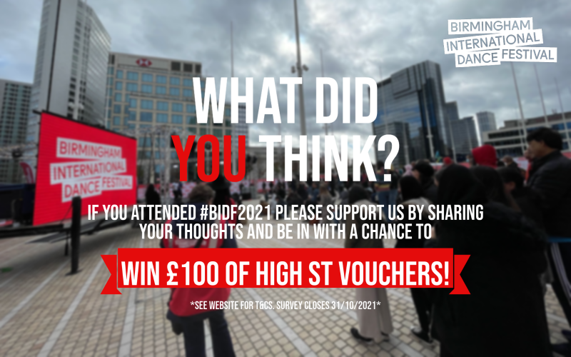 BhamDanceFest's tweet photo. Did you attend #BIDF21?
If so, please share your experience with us. Complete our super quick survey and you could WIN £100 WORTH OF VOUCHERS💸💸
*Survey closes 31/10/2021*
TAKE OUR SURVEY NOW: https://t.co/zI6u6rQXak https://t.co/VQVZJrSYdj