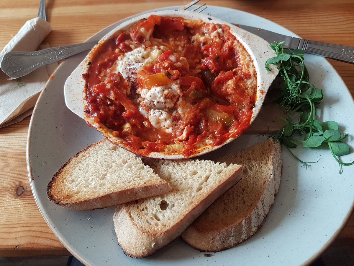 Excellent #shakshouka at <a href="/CafeauLait_Bath/">Cafe au Lait, Bath</a>