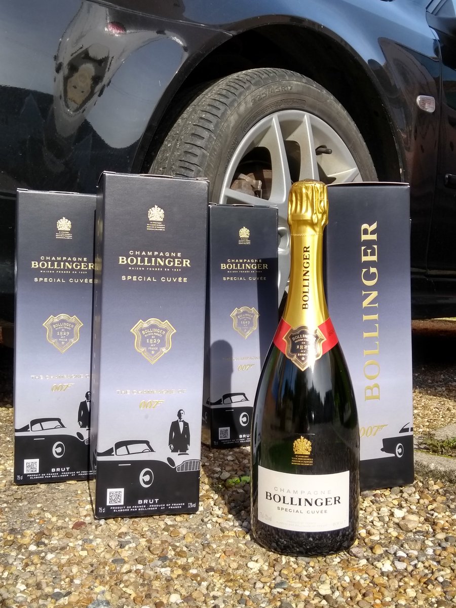 Adnams Harleston (@adnamsharleston) on Twitter photo No time to die...but there's still time to buy this limited edition <a href="/007/">James Bond</a> <a href="/BollingerUK/">Champagne Bollinger</a>. Same unmistakeable classic champagne with a stylish Bond-themed box.
Call 01379 854788 or message us to buy yours (£48.99). Limited stocks so act fast!
#jamesbond #jamesbond007 #007bollinger No time to die...but there's still time to buy this limited edition <a href="/007/">James Bond</a> <a href="/BollingerUK/">Champagne Bollinger</a>. Same unmistakeable classic champagne with a stylish Bond-themed box.
Call 01379 854788 or message us to buy yours (£48.99). Limited stocks so act fast!
#jamesbond #jamesbond007 #007bollinger