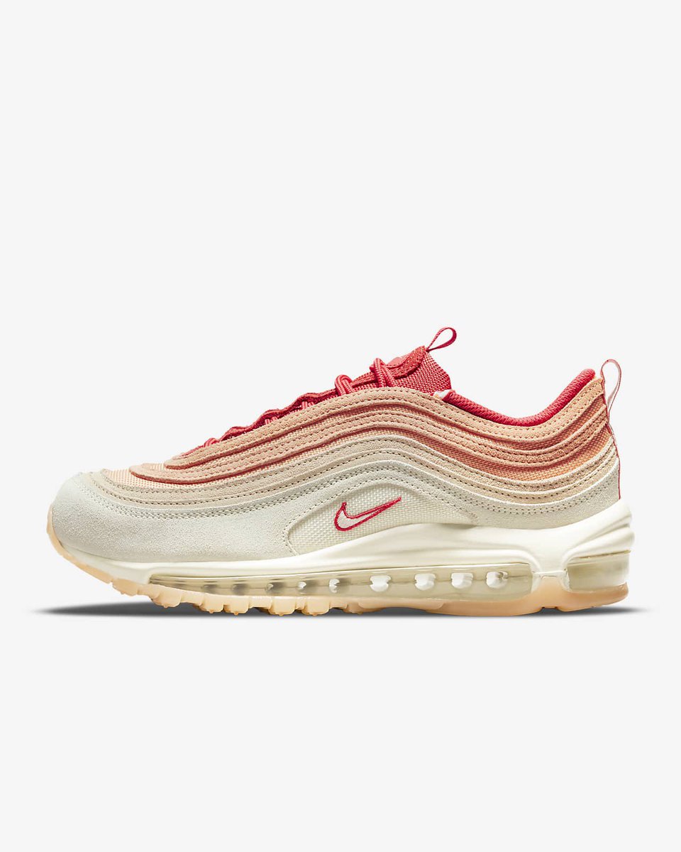snkr_twitr's tweet photo. Dropped via Footlocker: WMNS Nike Air Max 97 ‘Orange Chalk/Rattan/Metallic Gold/Cashmerem

-> https://t.co/ZO8KokahAM

Also available via Nike US 
-> https://t.co/HHbehs9Ijo

#AD https://t.co/LVXAozRmpE