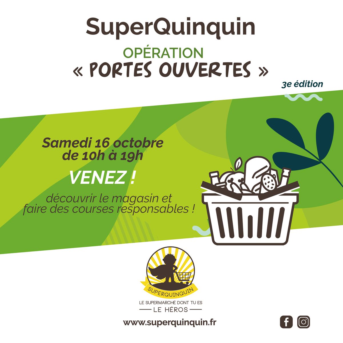 Ce samedi 16 octobre de 10h à 19h, c'est la 3ème édition des Courses Ouvertes 🥳. N'hésites pas à nous rendre une petite visite ! En prime, tu pourras y faire tes courses, histoire de tester nos produits !
On se voit samedi ?
