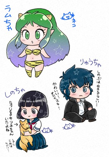 せっかくのるーみっくバースデー✨なので、かなり前に描いたらくがきの再掲ですがるーみっくイラストを🥳
#るーみっく 
#高橋留美子生誕祭 