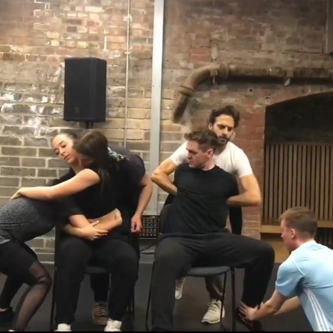 Training. Playing. Dancing. Making. Thank you <a href="/franticassembly/">Frantic Assembly</a> 💜💜