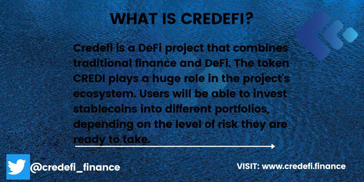 LordieSheila's tweet photo. @cz_binance Absolutely. I will say the same for those who have not yet invested on #Credefi. Wondering what is Credefi?Read the attached infographic for more details. #DeFi  #blockchainEU #EuropeanUnion #Europe #Crypto https://t.co/kk5v3mKPmk