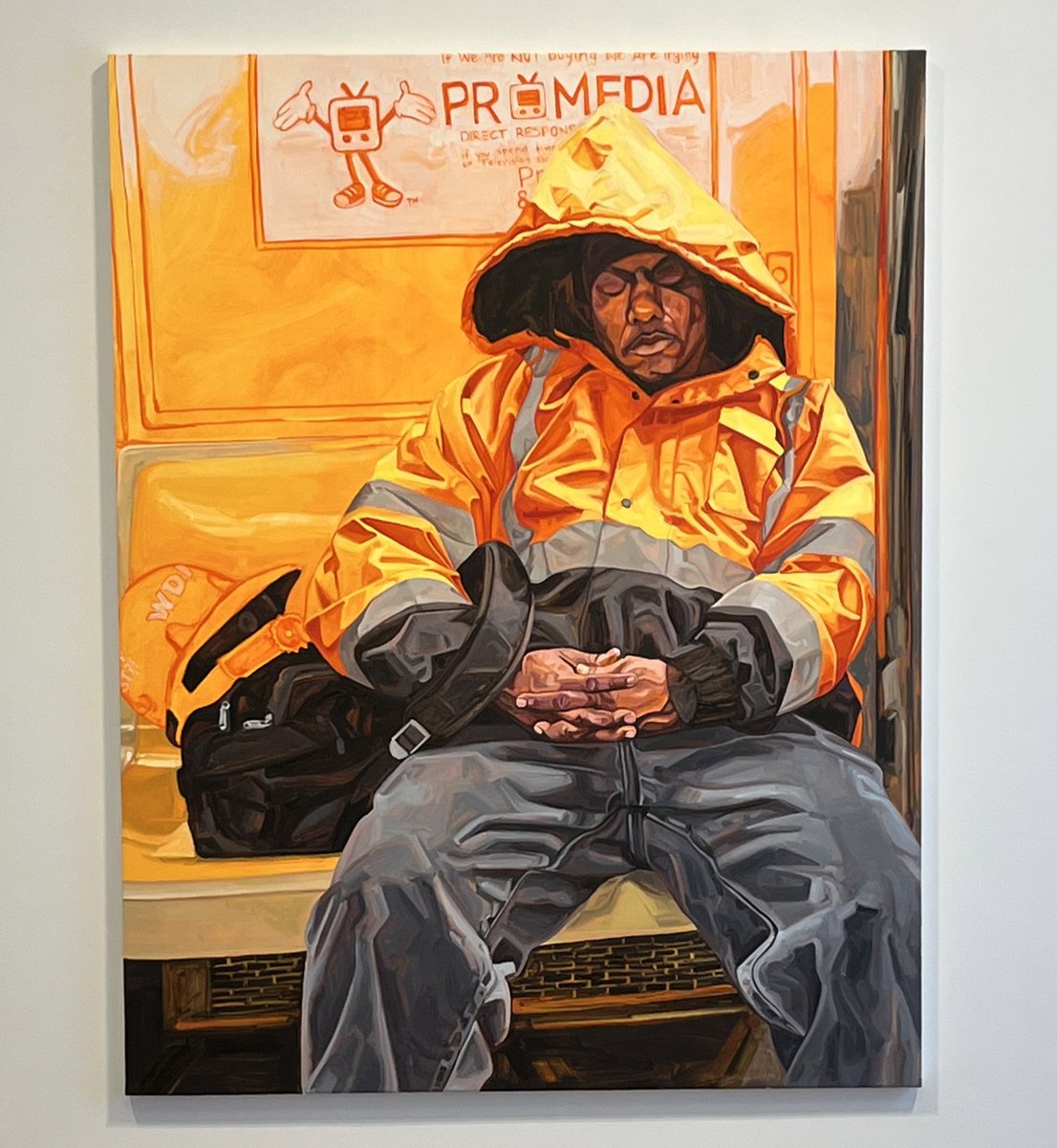 Portraits of the pandemic: Direct Response, 2021 by Jordan Casteel @mdcgallery London