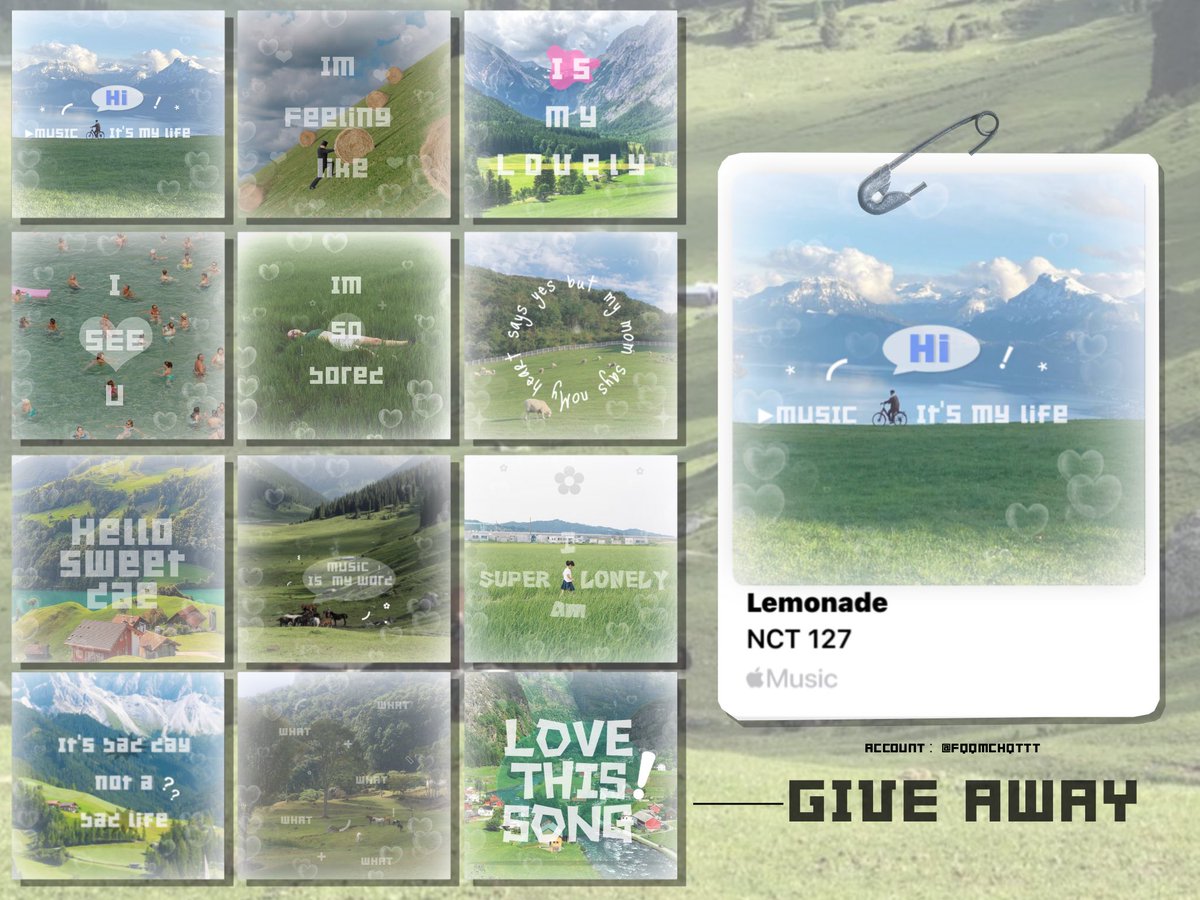 fqqmchqttt's tweet photo. give away pls re 👀🗯 
⌗꒰ #. how to use 
playlists / highlight / icon / wallpapers

🎱⛸ : https://t.co/q9pXGRAJP3  ⸝ ⸝  𓂋🎧— #แจกpng #แจกไฟล์png 𓏸 ✳︎ https://t.co/ZAAUEro4Pd