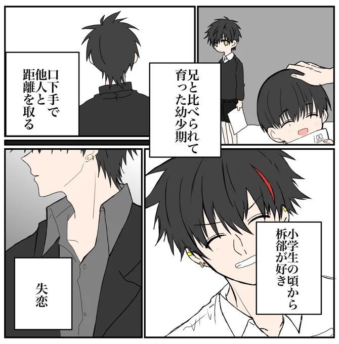 #ちあくに
#創作BL
名塚貴宏の弟の国弘くん
普段塩対応のツンツンだけど先輩にだけ甘えたところ(無自覚)を見せる後輩ちゃん。。
未来では26歳だけど中身は17歳児です! 