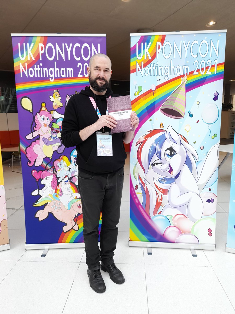 Spoke about my *new* book Videogames &amp; the Gothic <a href="/UKPonyCon/">UK PonyCon ‘Trick VS Treat’</a> this w/end – donated a copy to the charity auction &amp; raised £100 for RDA! Huge thanks to all the wonderful people involved in organising &amp; attending this amazing event. See you all next year! #ukponycon21