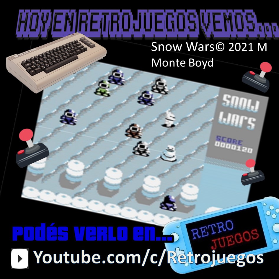 fabiodidone's tweet photo. 🕹️ 👾 #SnowWars #Commodore64 #cbm #Retrojuegos #homebrew #gaming #retrogaming #retrogamer #8Bit #80s #oldies #retro #videogame #videojuego #homecomputers #play #game #retrogame https://t.co/DpplfIJRBW