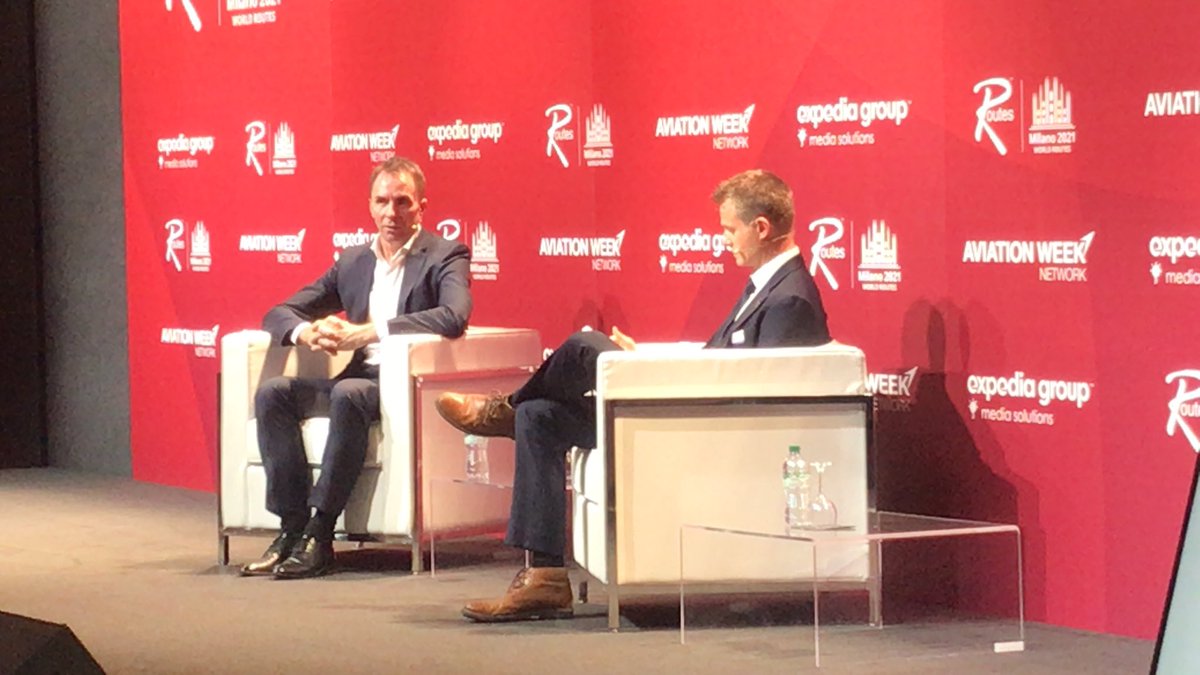 Wizz Air CEO Jozsef Varadi on stage at #WorldRoutes - Wizz Air is considering new subsidiaries and AOCs to hit its growth targets.