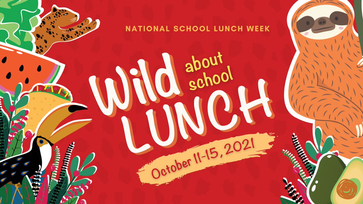 October 11-15 is National School Lunch Week!

This year’s NSLW theme, “WILD About School Lunch!” celebrates the creativity of school cafeteria teams as they serve delicious menu items that are beyond your wildest dreams! 

#NSLW21  #WILDSchoolLunch #ThisisCobb #FuelingGA