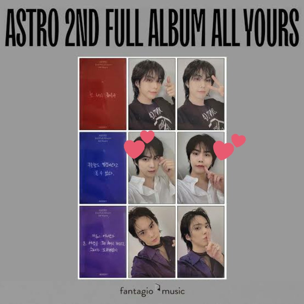 [WTT - WW]

😊 Have/Bende olan: #ASTRO All Yours 《Us》 ver. #Rocky

💕 Want/Aradığım: ASTRO All Yours 《Me》 ver. #Rocky (ikinci resimdekilerden biri)

🇹🇷 shipping from Turkey
📩 DM
🙏 RT pls

<a href="/AstroSatTakas/">Astro satış ve takas</a> @kpoptradetr <a href="/shinetakasatis/">SHINE # kpop takas-satış</a> <a href="/trpctakas/">kpop satış/takas! 🌱</a> <a href="/peacrry/">Kpop Satış / Takas</a> <a href="/kpopgosatis/">K-Pop Go Satış🇹🇷</a>