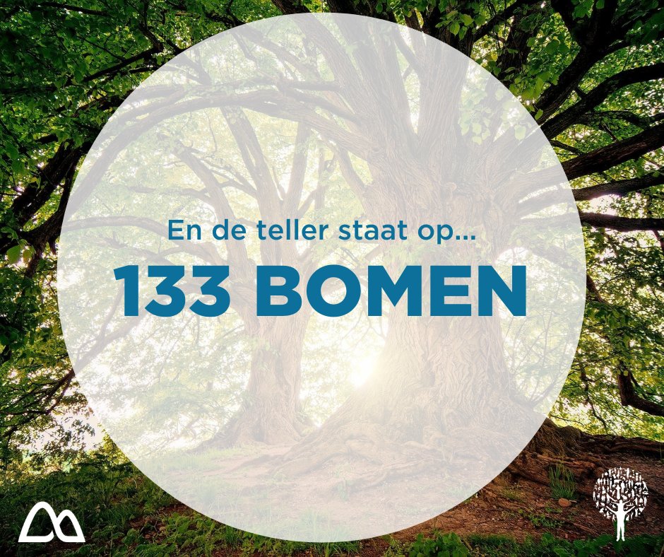 Het is weer tijd voor een #STRAVAUPDATE 🚶
De TRIMMers gaan door weer en wind! Bij elke 100 kilometer die we wandelen planten wij één boom en de teller staat nu op 133 bomen!🌱