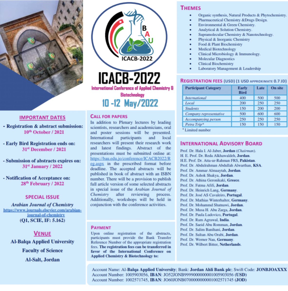 اتحاد الكيميائيين العرب (@arabchemistry) on Twitter photo 