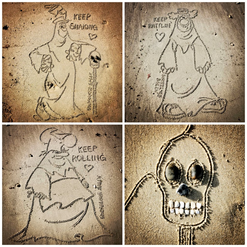 DigiDaughter's tweet photo. Keep Haunting 👻👻👻 #ShakeRattleAndRoll #CBBears #hannabarbera #ghosts #sidneymerciless #ghosthunter #HauntedHotel #Halloween
💛 #StaySafe #sanddrawing #beachart 🌊🌊🌊 #Lockdown2021 #morale #VitaminSea #Lockdown2020 #comics #cartoons ✍️ #SandBanksy #shorelinesally No.1189-91 https://t.co/Bb7AMCTGHY