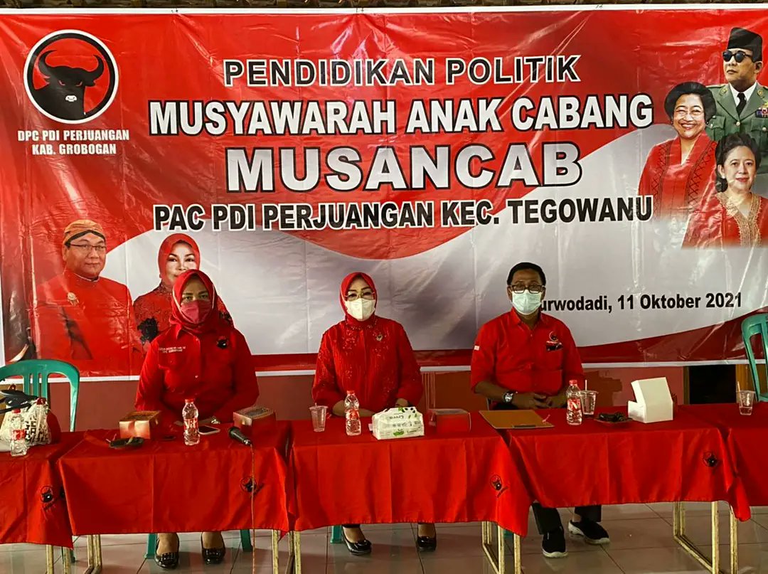 pdipgrobogan's tweet photo. Telah terlaksana Musyawarah Cabang Kec. Tegowanu dan Karangrayung semoga  pengurus yang baru dapat membesarkan nama partai khususnya dikalangan akar rumput. 

#pdiperjuangan #grobogan#srisumarni#groboganhebat #merdeka #musancab https://t.co/DRlXdpCqFi