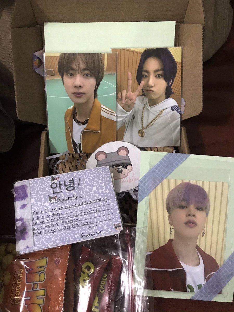 kth_yennn's tweet photo. aaaaaaaaa finally jinjikook is home!!! π₯Ίπ₯Ίπ₯Ίπ₯Ί tysm @taeebibear super naappreciate ko yung packaging and freebies β₯οΈβ₯οΈ #venproofs https://t.co/W6VNAVCJpO