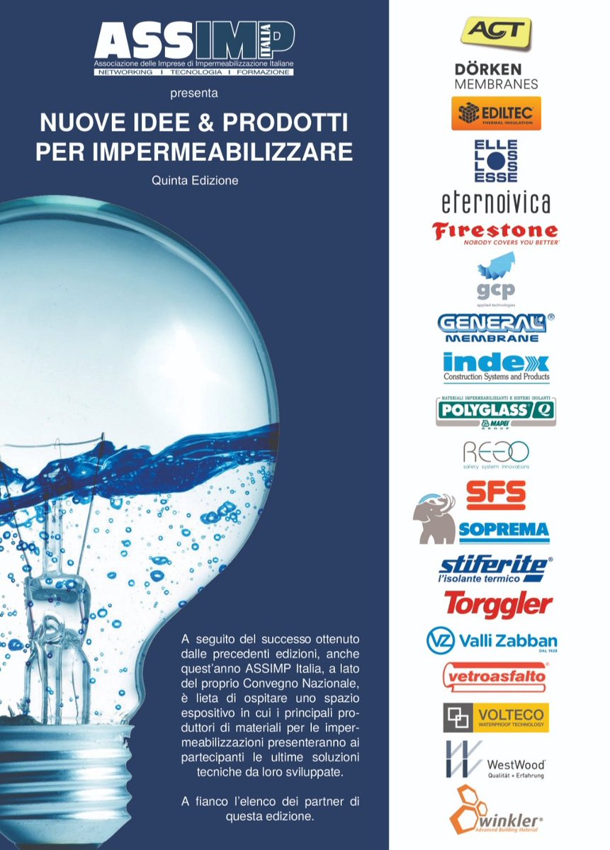 ASSIMPItalia's tweet photo. Venerdì 15 ottobre, Crowne Hotel Plaza Padova, ore 8,45...

XIII Convegno Nazionale ASSIMP Italia...

Ormai manca pochissimo... 

Vi aspettiamo tutti!

#impermeabilizzazioni 
#assimpitalia https://t.co/ScTd4zi2yy