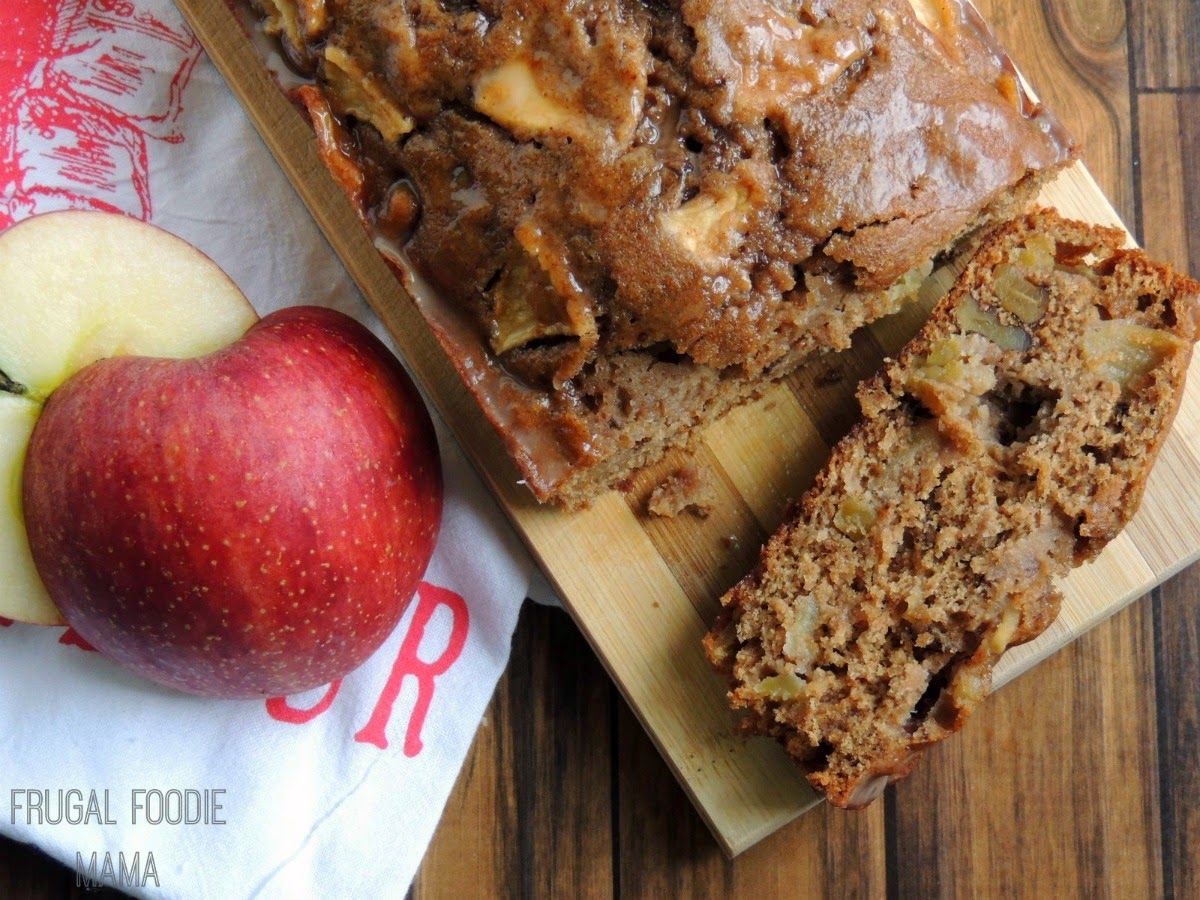 frugalfoodiemom's tweet photo. This moist & delicious #WholeWheat Apple-Walnut Chai Bread is packed full of the good stuff like #apples , walnuts, whole grains, and #chaispices for a fall/holiday kick. Get the #recipe now at>> https://t.co/UeMCbvqKyN #quickbread #wholegrains #fallrecipe https://t.co/UL1cUVP3Lf