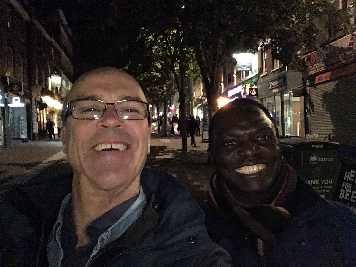 Our teams are out every Friday &amp; Saturday afternoon 1-5pm &amp; teams out Friday &amp; Saturday evening 10pm-2am-
Two of our team out last Friday evening #Caring #helping #listening <a href="/changesutton/">suttoncommunityworks</a> <a href="/StreetPastors/">Street Pastors</a>