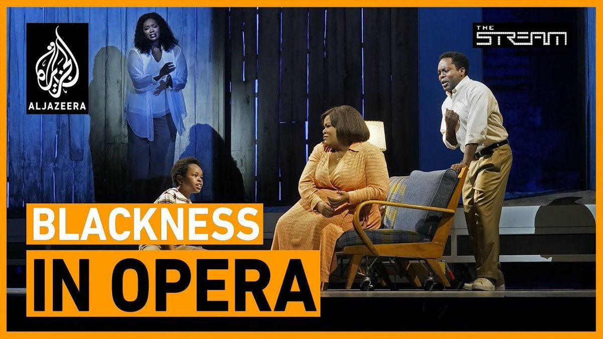 FemiOke's tweet photo. Monday @AJStream black artists in opera. Tweet me your questions for guests - composer @T_Blanchard, soprano  @KikiSlack &amp; director @mojoprofessor. 

We're live Monday at 19:30GMT/3:30p ET @AJEnglish &amp; Youtube. ▶️ https://t.co/G9zz0ETgHU #FireShutUpInMyBones #MetSoBlack https://t.co/zKJuRWeCVi