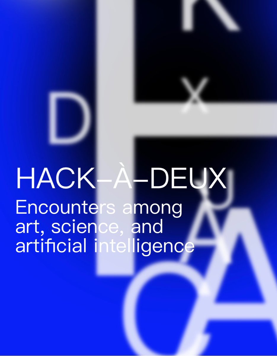 FutureLivingAI's tweet photo. Hack-à-deux is the sister event of the conference and consists of pairing artists with computer scientists, engineers, and curators in teams that will develop a project related to the promises and challenges of AI #hackadeux #AiandArt #AIourNearestNeighbour #SI2021EU #STARTSEU https://t.co/5b8mKnYpi7