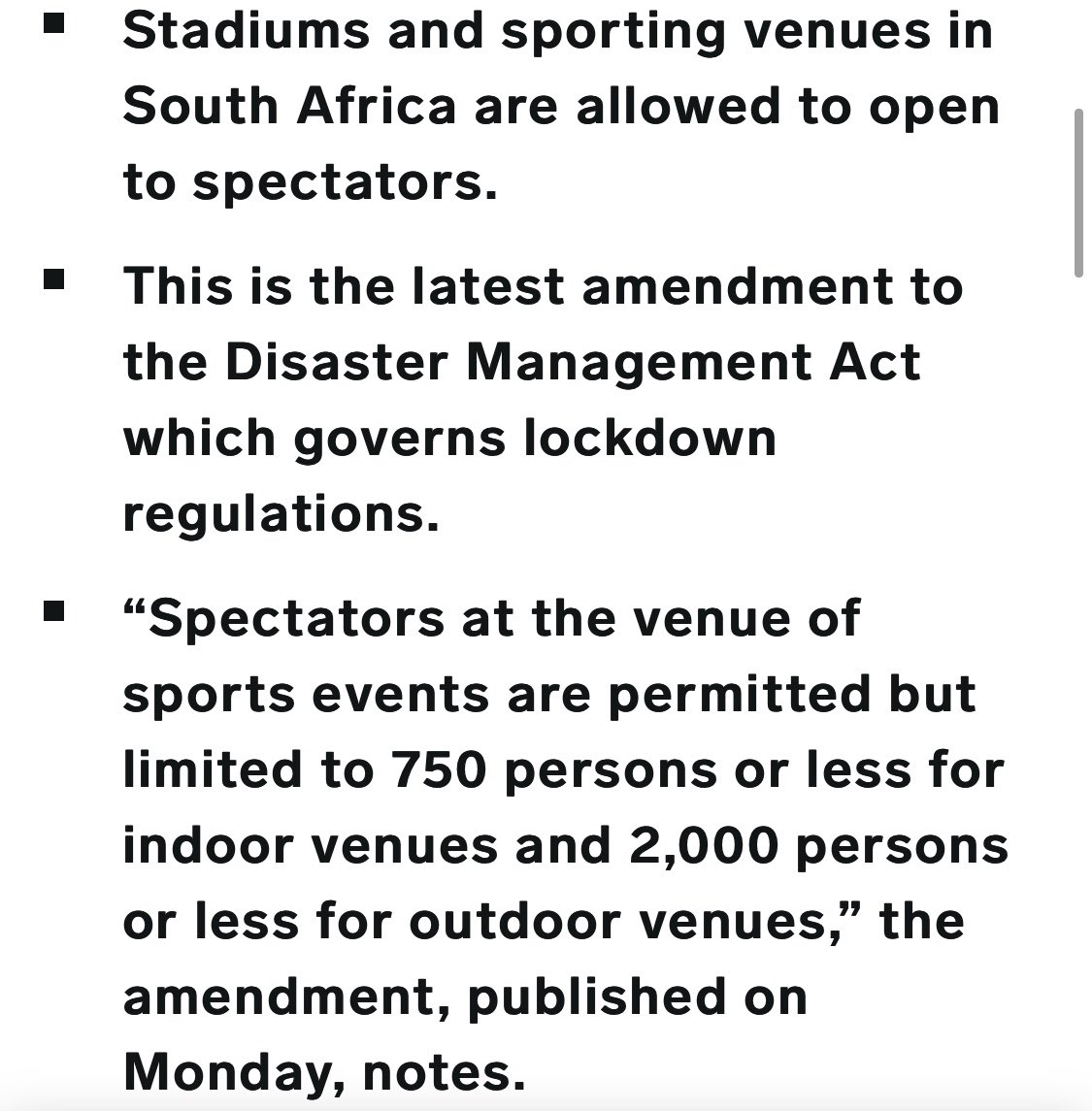 KickyShow's tweet photo. The SA Government amends sporting event regulations so expect events to start accepting spectators real soon!
#OpeningUp
#SpectatorsWelcome https://t.co/lwN8bR208F