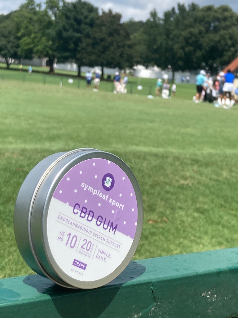 🍇 Stay chill on the tee box with our 10mg CBD gum. Simple. Daily.