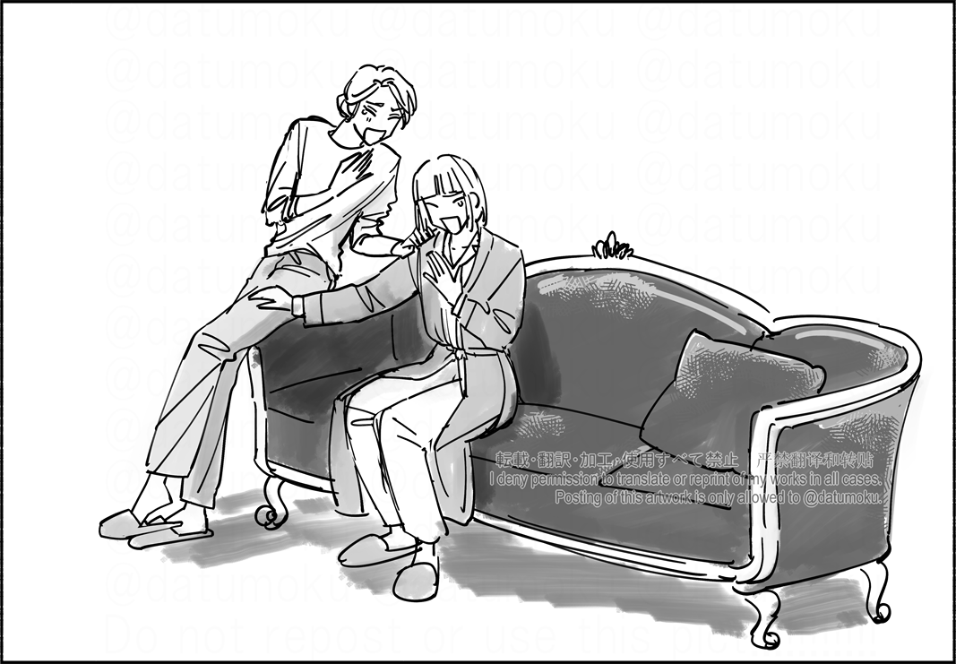 消灯前のだれもいない談話室で雑談して笑い合ってる寮長たちを盗み見たいよ～ 