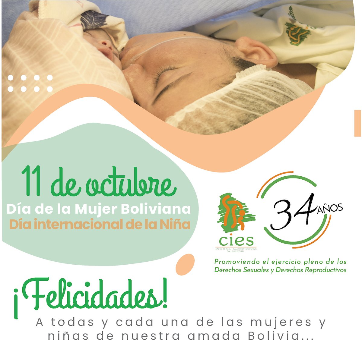 Felicidades!! A todas y cada una de las mujeres y niñas de nuestra amada Bolivia... #11deOctubre  #DíaDeLaMujerBoliviana  #DiaInternacionaldelaNina