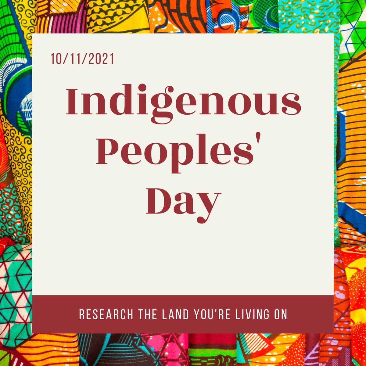One of the best ways to start honoring and celebrating Native American peoples is to look up the Indigenous land you’re living on.
-
Find out the Indigenous land you’re living on by heading over to hubs.li/H0Z7Qh70
-
#indigenouspeoplesday