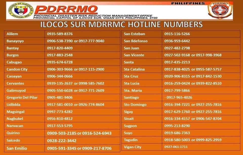 newswatchplusph's tweet image. ADVISORY: If you’re staying in Benguet, Cagayan, Ilocos Sur or Ilocos Norte now, you may contact these numbers in case of emergency due to Severe Tropical Storm #MaringPH. Always stay safe! ☔️ | @RexRemitio
