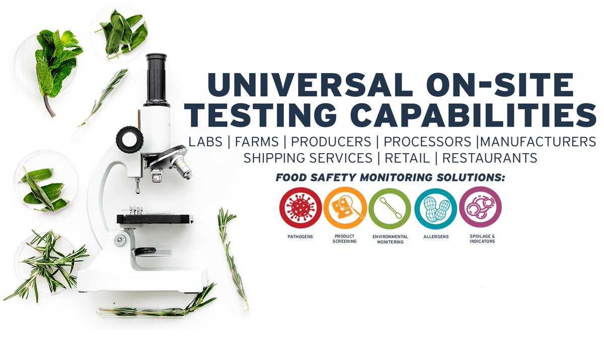Fluxergy's tweet photo. Fluxergy is expanding its universal on-site testing capabilities. Currently, we offer a PCR environmental salmonella assay available &amp; are working to roll out allergen, non-GMO, and environmental pathogen panels in the future.
#foodsafety #pcr #diagnostictesting #testing https://t.co/xX5jVAQwf5