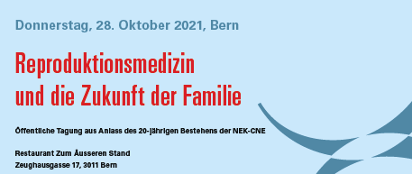 nekcne's tweet photo. 20 Jahre NEK: Öffentliche Tagung "Reproduktionsmedizin und die Zukunft der Familie";  Donnerstag, 28. Oktober 2021, 15.15-19.30 in Bern (mit anschl. Apéro). U.a. mit @CottierMichelle, @BarbaraBleisch, @KatjaChrist, @LilianStuder uvm.
➡️Infos und Programm: https://t.co/buc0YcRpV9 https://t.co/mTGQT5ygs9