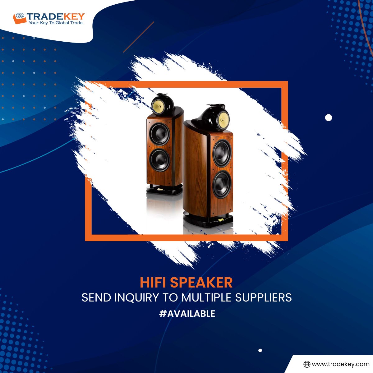 TradeKey's tweet photo. #Available
HIFI SPEAKER
Providing Amazing Quality Speakers
Order Now: https://t.co/kSZzpukcGR
#Product #Tradekey #B2B #International #Trade #Opportunities #Import #Trade #Key #ECommerce #trading #Platform #GlobalTrade #Goods #Services #BulkBuying #WholeSale #business2business https://t.co/Lmf3OjKWat