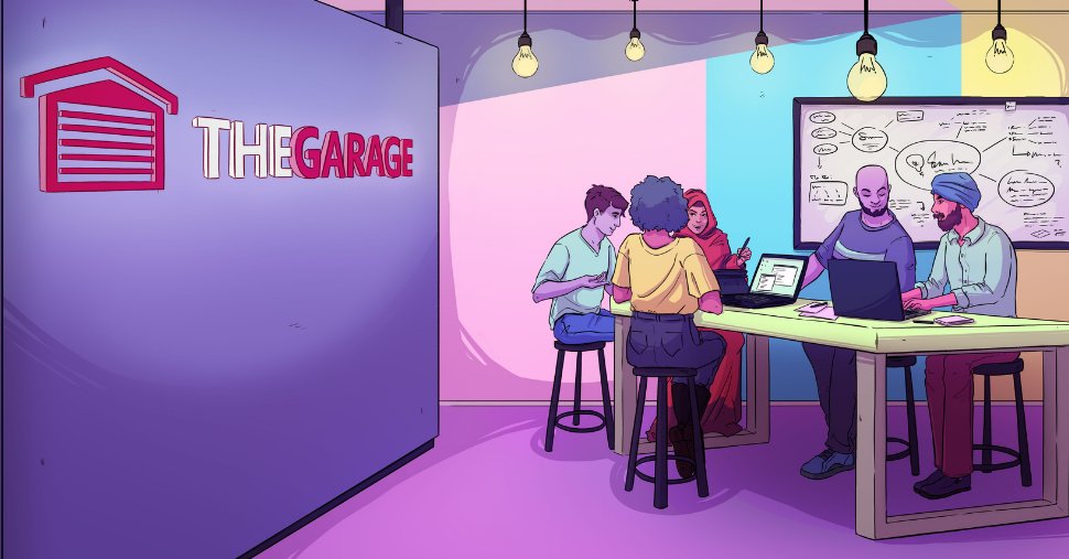 Microsoft's tweet photo. The @MSFTGarage is hacking creative culture on a global scale. Learn more about different Garage locations around the world and how these teams are collaborating to drive innovation: https://t.co/VoOsf0zFqy #MicrosoftHackathon