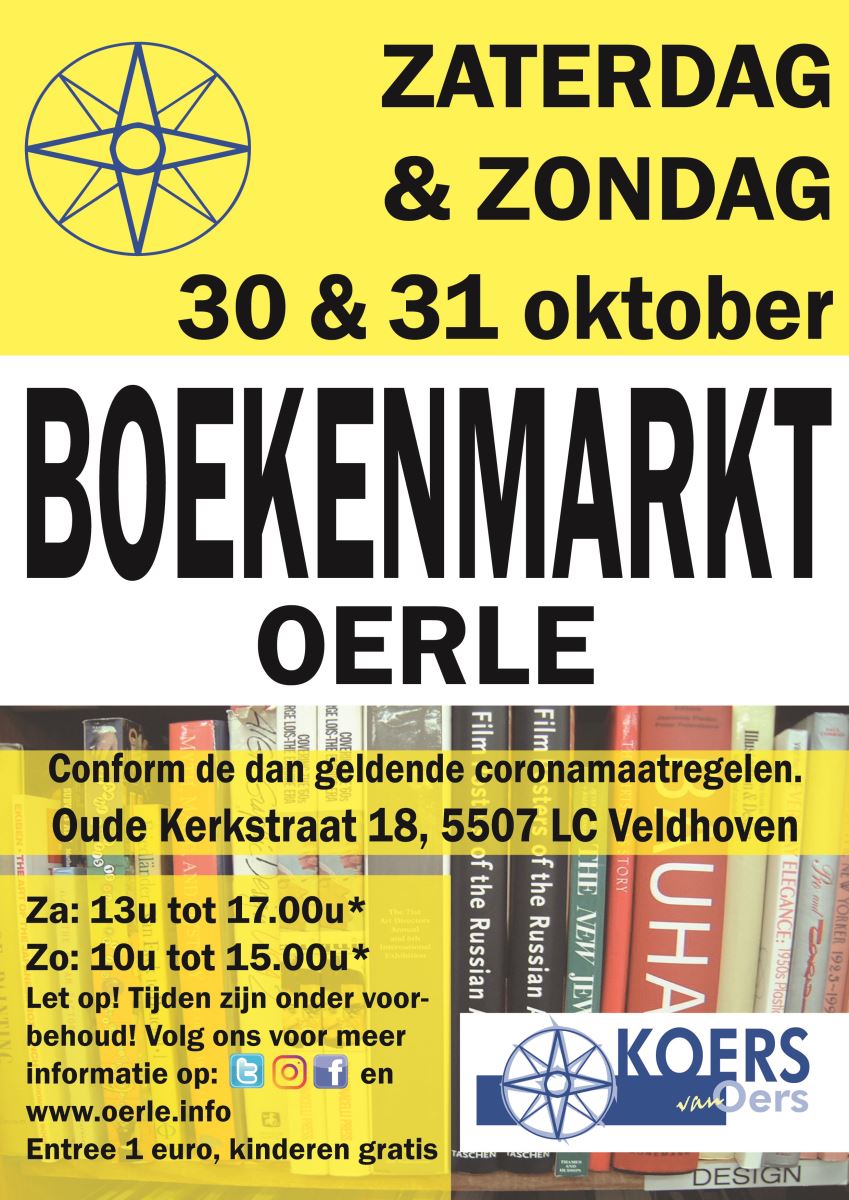 BoekenmarktOers's tweet photo. Noteer het alvast in de agenda; #Boekenmarkt Oerle https://t.co/XIvN4rsdn7