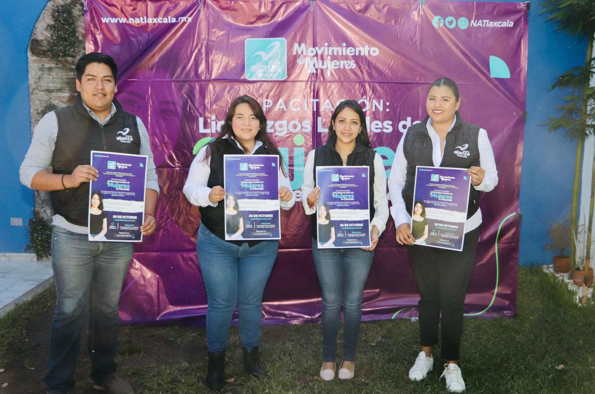 Hoy se realizó oficialmente la presentación de la Capacitación Liderazgos Locales de Mujeres en Tlaxcala. ✍🏼 Para nuestro partido es importante formar mujeres preparadas y listas para hacer frente a las políticas públicas actuales. 

¡Gánate una beca!
📲 natlaxcala.mx/capacitacion