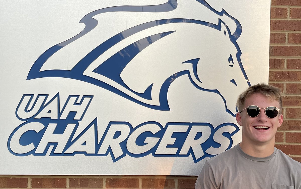 After a great visit with @CoachDoyle_UAH, I am pleased to announce that I have received an official offer from UAH. Go Chargers! @UAHLacrosse