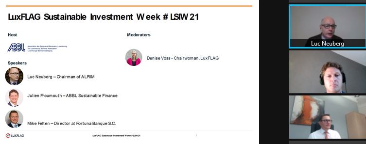 SriEvent's tweet photo. #SriAgenda #rewind βͺβͺβͺ happened today #Oct11
#LSIW21 - @LuxFLAG Sustainable Investment Week 2021 | Day1 of 5 (until #Oct15)
see the highlights
πππ
https://t.co/Za1W6iA11q
#sustainablefinance @ABBLbanking @vpbank @ALRiM_Lux @EUauditors @FondsTrends_Lux @fundseurope https://t.co/75JEpgXcHq