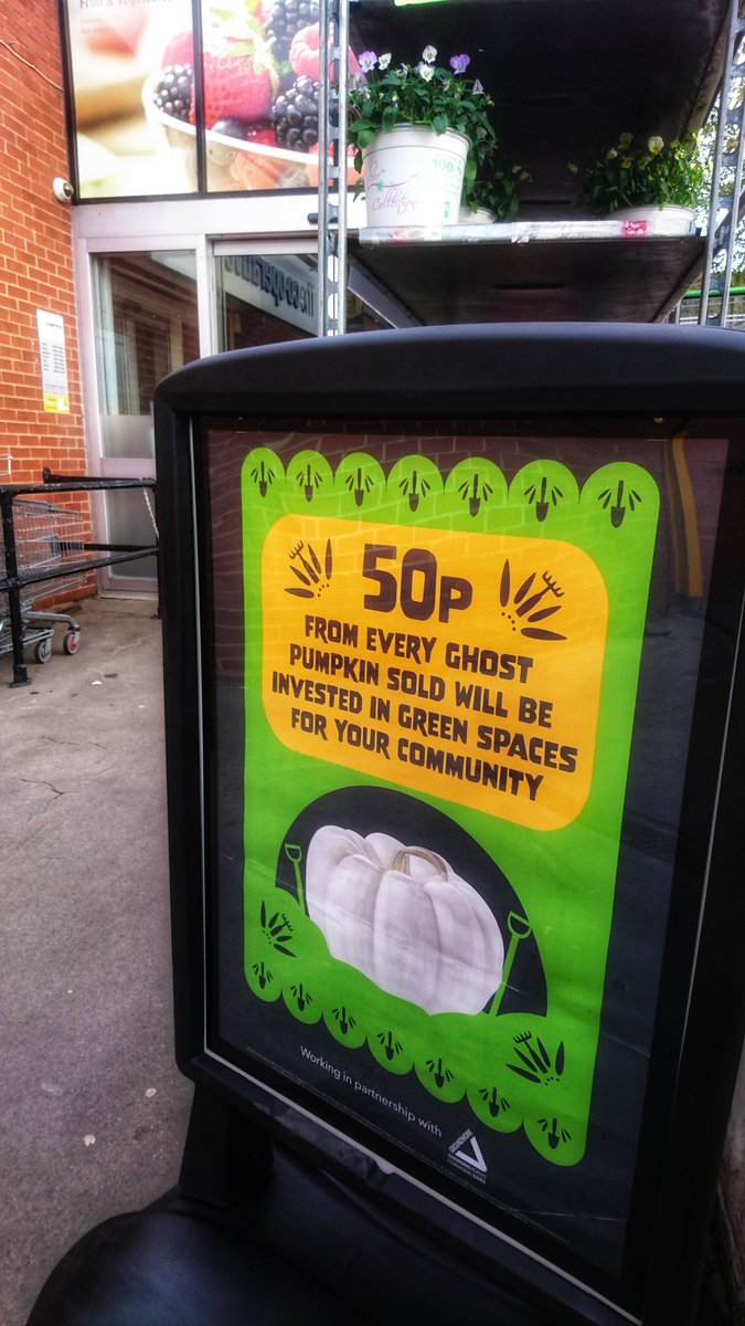 allbledwhite's tweet photo. 🎃 Pumpkins have arrived at Long street! 👻 Ghost pumpkins are already catching people's attention... they're always a hit! With 50p from every sale being invested in local green spaces why would you go anywhere else this Halloween? @AdrianD93465562 @ClaireKoziol @PaulalanDennis https://t.co/w9QgJJZZvN
