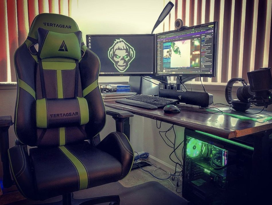 Vertagear's tweet photo. 💚 is twice the fun #SL5000 https://t.co/8RkJ8qG2y1