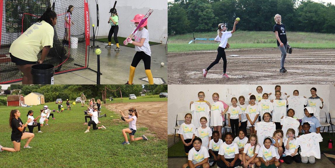 We get support from a lot of the friends and families throughout the year, but we started this year off by taking a week to give back to the community. 

Our team has the privilege of hosting a camp for the local softball players. Hope we saw a lot of future Yellow Jackets!