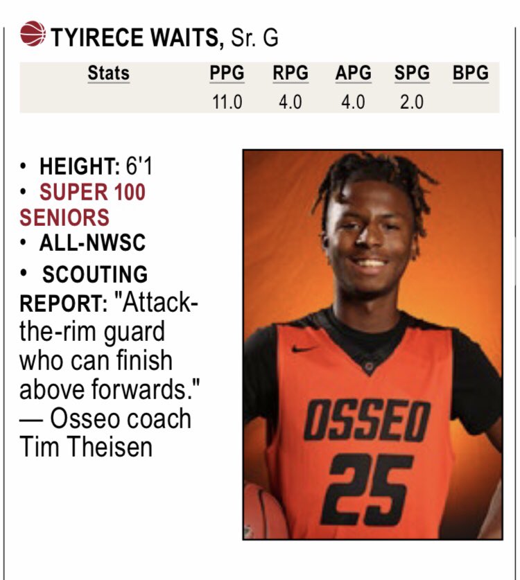 The 2021 Tip Off Classic (Dec 11 at Hopkins HS) will start with a match-up of top 10 potentials: Osseo vs Edina

The senior backcourt duos will headline the event:

Gabe Jobe &amp; Sammy Presthus

Vs

Benard Omooria &amp; Tyirece Waits