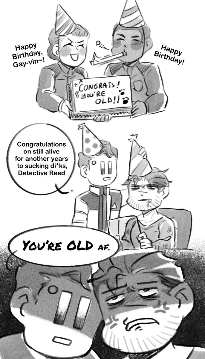 Htherainnight's tweet image. Yeah. Late comic of our rat man B-day. #900Gavin