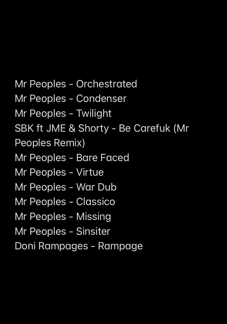R-Y (@ryz_dj) on Twitter photo #SundaysSeriousSelections EP 004
Tracklist Part 4 - <a href="/mr_peoples_uk/">Mr Peoples</a> 100% Productions Guest Mix 🎚🎚
🎙 from: @Woileyy <a href="/Crossycrs/">Crossy</a> <a href="/officialarmyof2/">Army of 2 - READY FOR WAR EP OUT 25/10/21</a> <a href="/yungsbk/">sbk</a>
Big up Mr Peoples for the Guest Mix🔊👊
Audio: soundcloud.app.goo.gl/XP1tkc3rwwEKeZ…
Visuals & Audio: youtu.be/XI4VQo-Cefo #SundaysSeriousSelections EP 004
Tracklist Part 4 - <a href="/mr_peoples_uk/">Mr Peoples</a> 100% Productions Guest Mix 🎚🎚
🎙 from: @Woileyy <a href="/Crossycrs/">Crossy</a> <a href="/officialarmyof2/">Army of 2 - READY FOR WAR EP OUT 25/10/21</a> <a href="/yungsbk/">sbk</a>
Big up Mr Peoples for the Guest Mix🔊👊
Audio: soundcloud.app.goo.gl/XP1tkc3rwwEKeZ…
Visuals & Audio: youtu.be/XI4VQo-Cefo