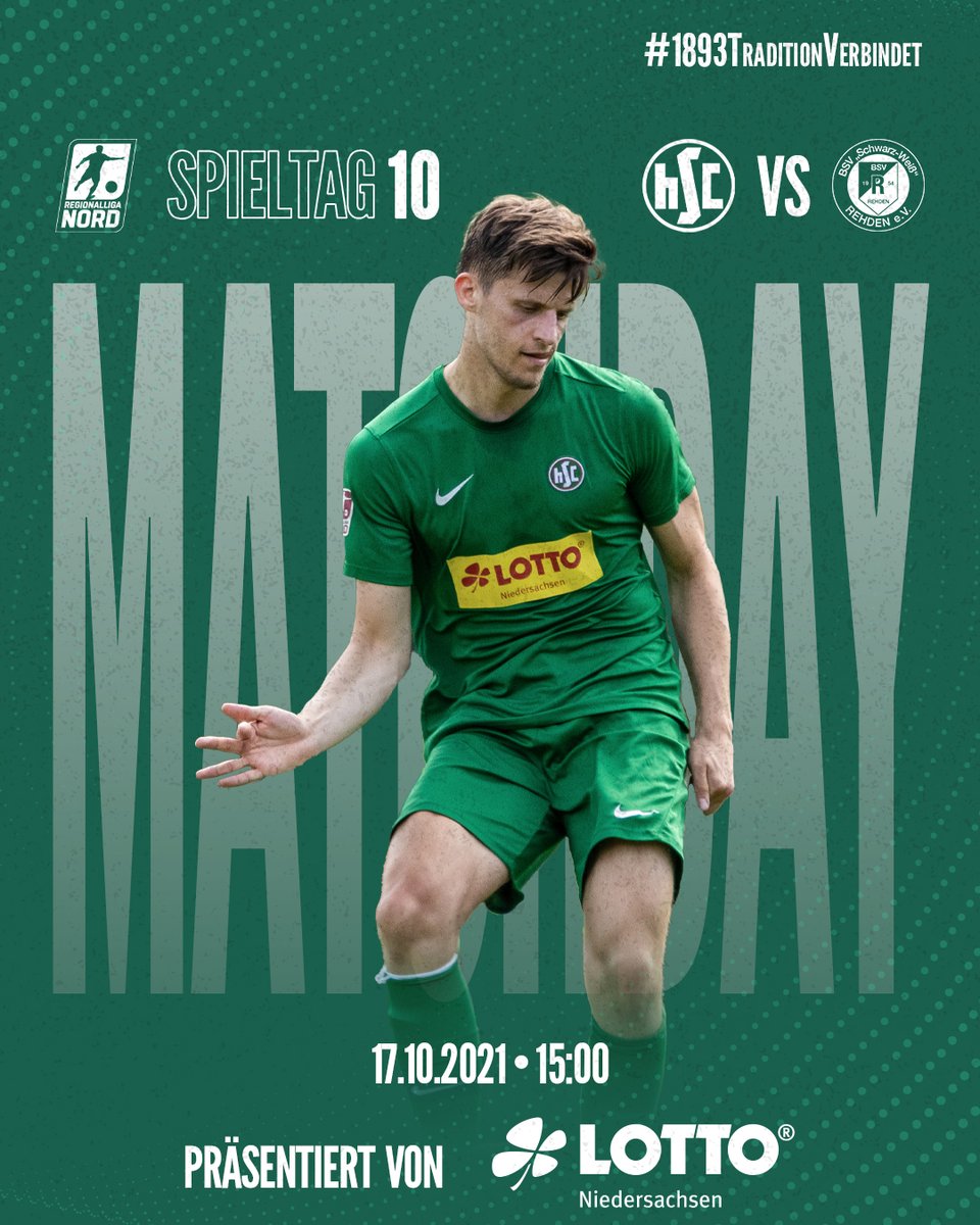 ⚽️ HSC Hannover vs. <a href="/BSV_Rehden/">BSV Rehden e.V.</a> ⚽️
🏆 Regionalliga Nord
🏟️ HSC-Stadion
🎫 Tickets an der Tageskasse und online
🕒 15:00 Uhr
Schiedsrichtergespann:
👮 Simon Rott
🚩 Yannick Rath, Sebastian Schiller
⠀⠀
#1893TraditionVerbindet⠀
#HSCHannover ⠀
#Regionalliga
#RegionalligaNord
